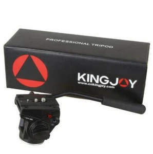 Fluid Drag Pan Head KINGJOY VT-3510 360° Hydraulic Damping Aluminum Alloy Heads - Picture 1 of 8