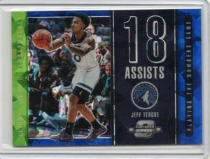 JEFF TEAGUE 2019 Panini OPTIC CONTENDERS 18 ASSISTS BLUE CRACKED ICE INSERT - Picture 1 of 2