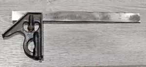 Union Tool Co. No. Cuadrado combinado de reglas de 4 grados 12" con nivel de burbuja - Imagen 1 de 8