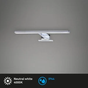 LED Bathroom Lamp Wall Bath Mirror Modern Vanity Light 30cm 5W 500 lm Chrome - Picture 1 of 5