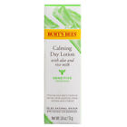 4 Pack Burt's Bees Sensitive Solutions Calming Day Lotion, Aloe And Rice Milk...