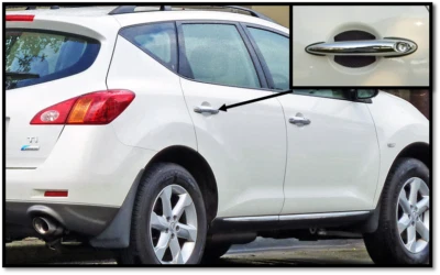 Carbon Fiber Door Handle Scratch Protector Trim Guard Fits Nissan Murano 4 Pack - Image 1 of 4