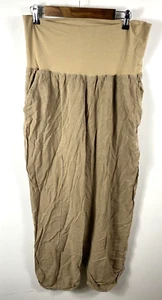 Soft Surroundings Pants Maternity Size Large Womens Wide Loose Leg Linen Blend - Picture 1 of 8