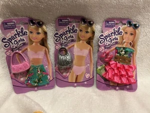 (3) NEW Funville Sparkle Girlz Fashion Outfits Doll Fashion Accessory Clothing - Picture 1 of 5