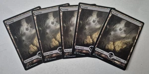 Magic The Gathering - MTG - Swamp - Battle for Zendikar - Full Art x 5 - NM - Picture 1 of 1