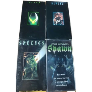 Lot Of 4 Vhs Alien Aliens Species Spawn - Foto 1 di 5
