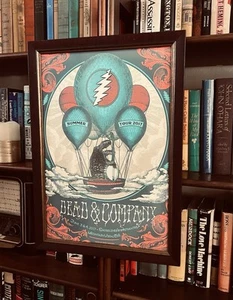 2017 Dead & Company Custom Framed Poster Mountain View California June 3 & 4 - Picture 1 of 4