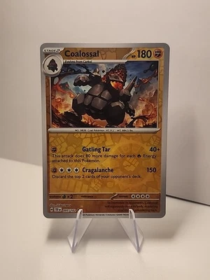Coalossal 095/162 SV05: Temporal Forces Reverse Holo Pokémon TCG NM  - Image 1 of 2