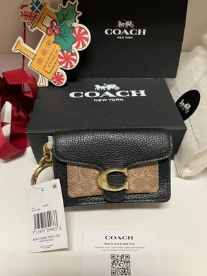 Bolso Coach Mini Tabby negro encanto en lona exclusiva 4416 Foto 1 de 4