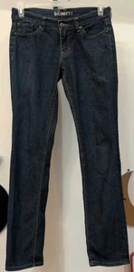 New York & Company Low Rise Skinny Leg Dark Blue Jeans Sz 4 - Picture 1 of 8
