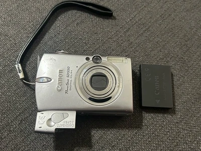 Canon Powershot SD550 Digital Elph, Para Peças Ou Reparo, LEIA A DESCRIÇÃO.  - Imagem 1 de 4