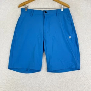 Hurley Shorts Men’s 32 Light Blue Hybrid Performance Stretch Quick Dry *Read - Picture 1 of 10