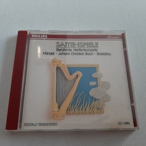 Händel / J.C. Bach - Saitenspiele - Berühmte Harfenkonzerte /  / CD ALBUM - Foto 1 di 2