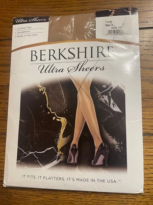 Pantimedias Berkshire Ultra Sheers 4415 Control Top - Desnudo - Talla 1 - Nuevas Foto 1 de 4