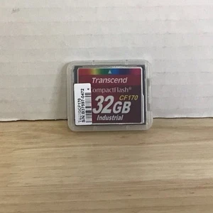 Carte mémoire CompactFlash industrielle 32 Go Transcend CF 170X vitesses - Photo 1 sur 3