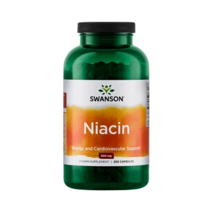 Swanson Niacin (vit. B3) 500 mg 250 Capsules ~ Energy & Cardiovascular Support - Picture 1 of 2