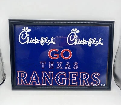 Yu Darvish Signed Autographed Poster Texas Rangers Chick Fil A - Image 1 of 4