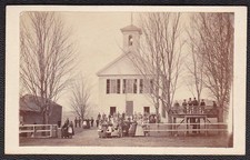 Foxcroft Academy, Maine Carte de Visite (CDV) Antique Photo