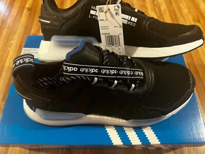 Adidas NMD V3 Black Royal Blue ADICLUB HQ9838 New With Box Size 10 US Mens - Picture 1 of 7