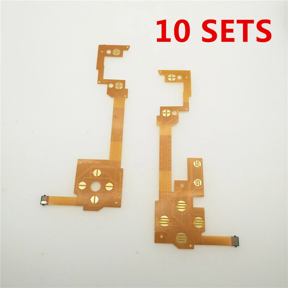 10 SETS For Nintendo Wii U Gamepad button Left Right Ribbon Cables -NEW - Image 1 of 4