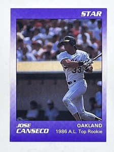 Jose Canseco 1990 Star Purple #7 Sports MLB Oakland Athletics Trading Card