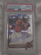 2022 Bowman draft Jackson Holliday draft pick auto PSA 10 Gem Mint Flawless
