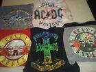 Guns N Roses, Aerosmith, and AC/DC Shirt Lot
