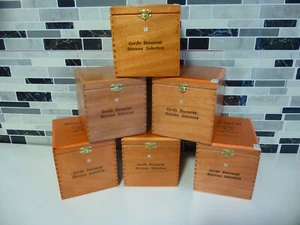 Wooden Cigar Box w/ Clasp  6.5" x 5" x 5"  TAKE YOUR PICK - Picture 1 of 49