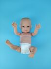 The Doll Factory Europe Newborn Baby Doll 13" Tears Light Skin FLAW + Diaper