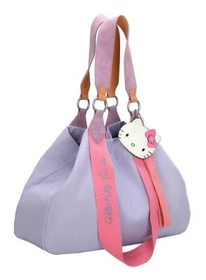 Fritzi aus Preußen Izzy Medium Canvas Hello Kitty Shopper Shopper Lilac Cat Neu