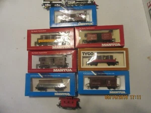 Tren de carga Pacífico Central escala HO. Motor Tyco y vagones de carga Mantua/Tyco - Imagen 1 de 5