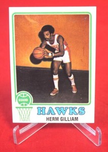 Herm Gilliam Topps NBA Basketball Card 1973-1974 #106 EX