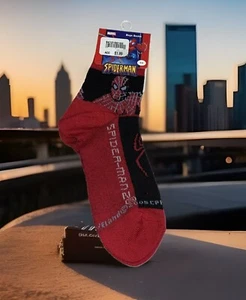 Spider-Man  Kids Childrens Socks New NWT 2005 Marvel Y2K Size 6-8 - Picture 1 of 5