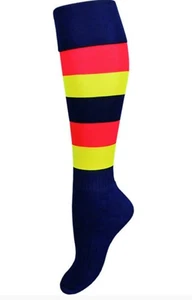 Adelaide Crows Official AFL Elite Football Footy Socks Youth Kid Cotton/Elastane - Picture 1 of 4