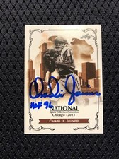 Charlie Joiner Signed 2013 National Convention Card