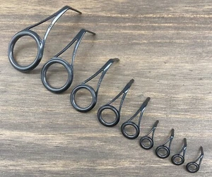 Fuji BYOG Angelrutenführungen schwarzer Rahmen Oxid Ringe Gebäude Verpackung - Posten 9 - Bild 1 von 12