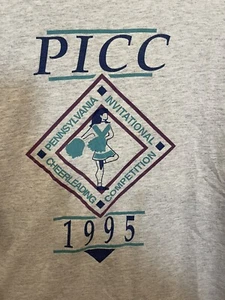 Vintage Pennsylvania Invitational Cheerleading Competition 1995 Adult Large Tee - Picture 1 of 5