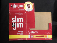 1978 Slim Jim store Display Box RARE w/card MSA Gene Upshaw Oakland Raiders RUFF