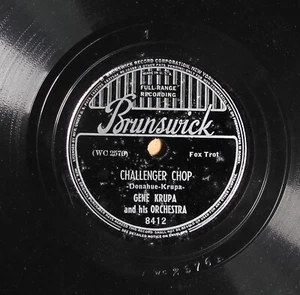 Gene Krupa - Challenger Chop - BRUNSWICK 8412 E+ - Picture 1 of 4