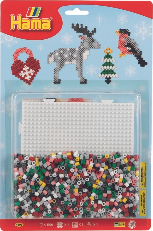 HAMA PERLENSET BLISTER WEIHNACHTSELCH WEIHNACHTS ELCH 4203 NEU OVP - Bild 1 von 1