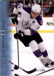 2009-10 Fleer Ultra Anze Kopitar Ice Medallion /100