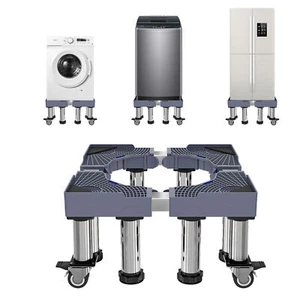 Mini Fridge Stand Height 11"-12" Adjustable Universal Washing Machine Stand - Picture 1 of 12