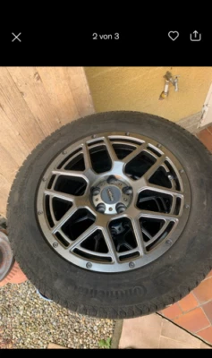 Winterreifen mit Alufelgen  Continental VIKING Contact 7xl --Honda Pilot - Bild 1 von 2