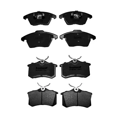 Pastillas cerámicas delanteras y traseras para Volkswagen Jetta 2013-2018 Audi A3 2010-2012 Foto 1 de 4