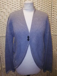 Country Casuals size L grey wool blend cardigan - good condition - Picture 1 of 13