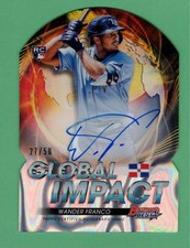 2022 BOWMAN'S BEST WANDER FRANCO AUTO GLOBAL IMPACT DIE-CUT ROOKIE RC 27/50 RAYS