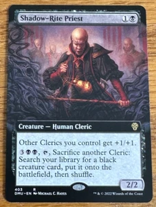 Magic The Gathering Dominaria United Shadow-Rite Cleric Borderless - Imagen 1 de 1