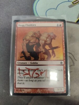 1x Signed Foil Mogg Flunkies Magic The Gathering Common - Image 1 of 2