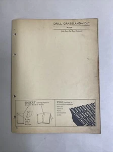 Catalogo ricambi John Deere 1955 PC-376 GL trapano prato copia officina - Foto 1 di 7