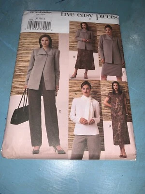 Vogue Five Easy Pieces Jacket Pant Blouse Sk Pattern V7836 Sizes 8-10-12 Uncut - Image 1 of 2